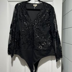 Sequined Bodysuit